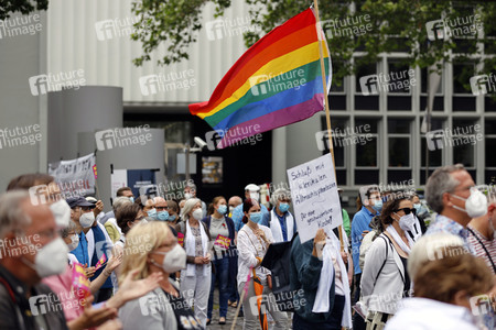 Kundgebung von Gläubigen in Köln
