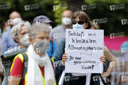 Kundgebung von Gläubigen in Köln