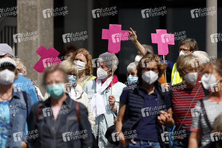 Kundgebung von Gläubigen in Köln