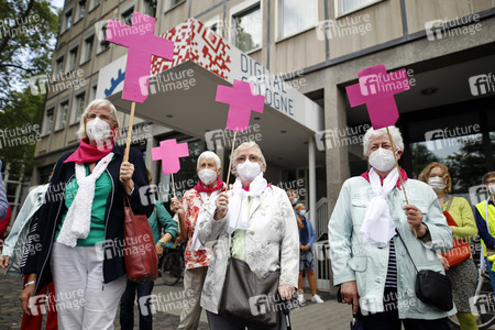 Kundgebung von Gläubigen in Köln