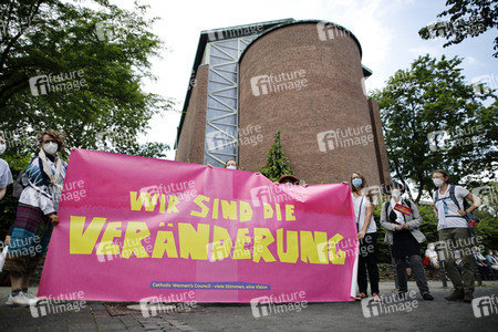 Kundgebung von Gläubigen in Köln