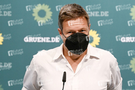 Pressekonferenz mit Robert Habeck in Berlin