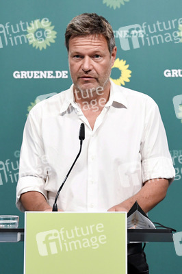 Pressekonferenz mit Robert Habeck in Berlin