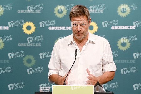 Pressekonferenz mit Robert Habeck in Berlin
