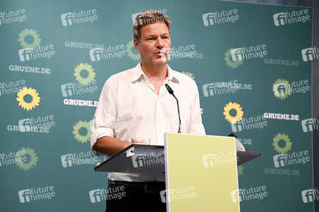 Pressekonferenz mit Robert Habeck in Berlin