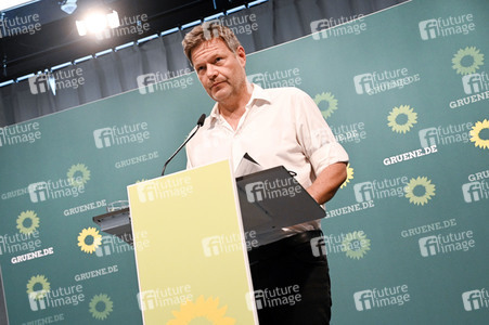 Pressekonferenz mit Robert Habeck in Berlin