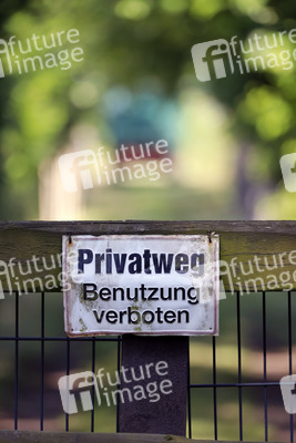 Symbolfoto Privatweg