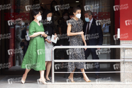 Kim Jung-Sook und Königin Letizia besuchen ONCE in Madrid