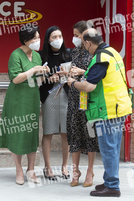 Kim Jung-Sook und Königin Letizia besuchen ONCE in Madrid