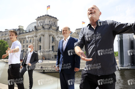 Fototermin mit dem SPD-Kanzlerkandidaten Olaf Scholz in Berlin