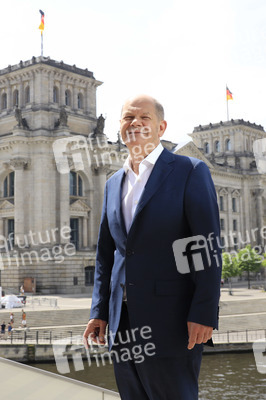 Fototermin mit dem SPD-Kanzlerkandidaten Olaf Scholz in Berlin