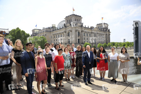 Fototermin mit dem SPD-Kanzlerkandidaten Olaf Scholz in Berlin