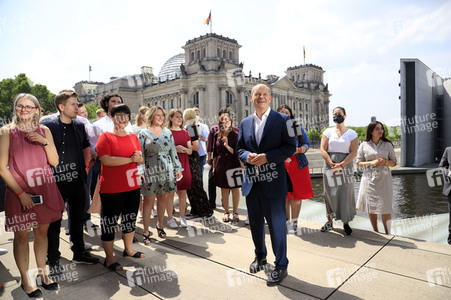 Fototermin mit dem SPD-Kanzlerkandidaten Olaf Scholz in Berlin