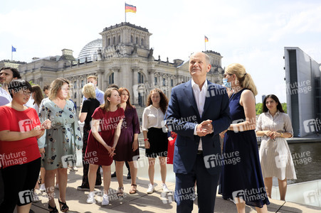 Fototermin mit dem SPD-Kanzlerkandidaten Olaf Scholz in Berlin