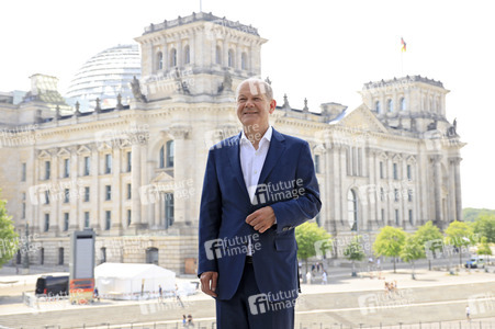Fototermin mit dem SPD-Kanzlerkandidaten Olaf Scholz in Berlin