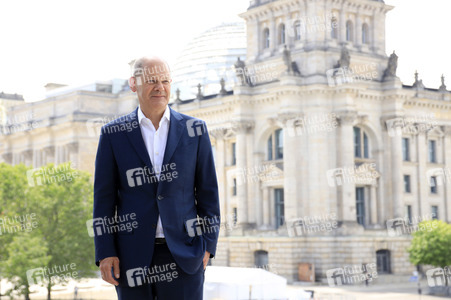Fototermin mit dem SPD-Kanzlerkandidaten Olaf Scholz in Berlin