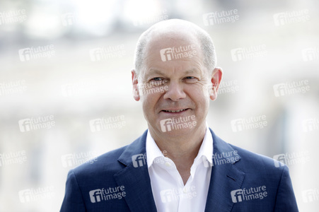 Fototermin mit dem SPD-Kanzlerkandidaten Olaf Scholz in Berlin