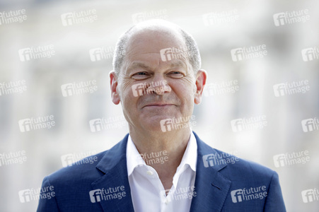Fototermin mit dem SPD-Kanzlerkandidaten Olaf Scholz in Berlin