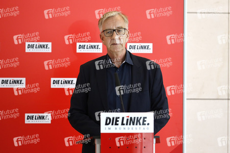Pressestatement der Partei Die Linke in Berlin