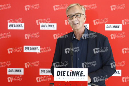 Pressestatement der Partei Die Linke in Berlin