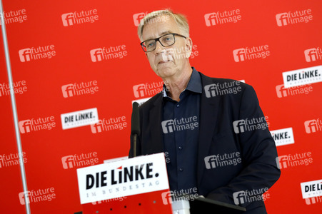 Pressestatement der Partei Die Linke in Berlin