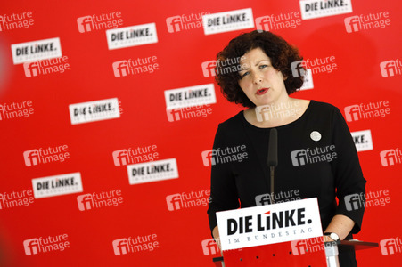 Pressestatement der Partei Die Linke in Berlin