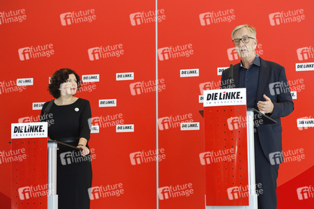 Pressestatement der Partei Die Linke in Berlin