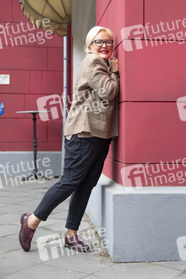 Fototermin mit Angelika Milster in Köln