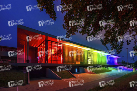 Regenbogenfarben am Steigerwaldstadion in Erfurt