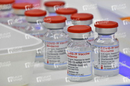 Corona Impfzentrum in Osaka