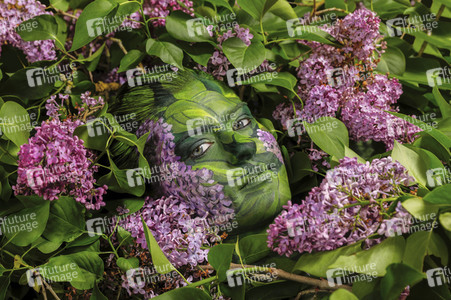 NATURE ART: Flieder / Lilac Bodypainting