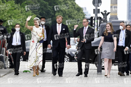 Fototermin mit König Willem-Alexander und Königin Maxima der Niederlande in Berlin