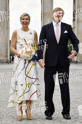 Fototermin mit König Willem-Alexander und Königin Maxima der Niederlande in Berlin