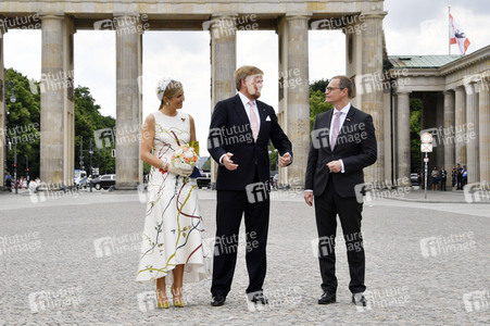 Fototermin mit König Willem-Alexander und Königin Maxima der Niederlande in Berlin