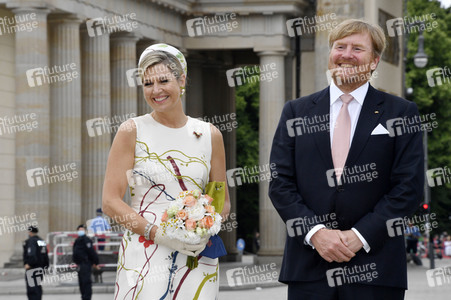 Fototermin mit König Willem-Alexander und Königin Maxima der Niederlande in Berlin