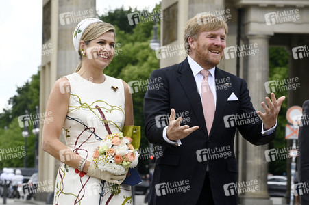 Fototermin mit König Willem-Alexander und Königin Maxima der Niederlande in Berlin