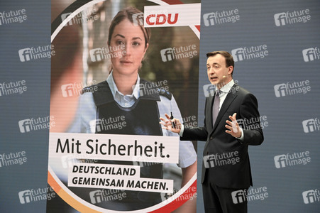 Vorstellung der Bundestagswahlkampfkampagne der CDU in Berlin