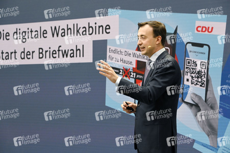 Vorstellung der Bundestagswahlkampfkampagne der CDU in Berlin