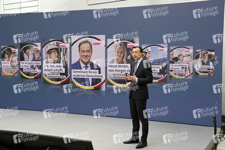 Vorstellung der Bundestagswahlkampfkampagne der CDU in Berlin