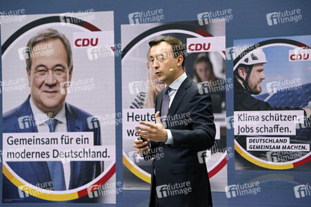 Vorstellung der Bundestagswahlkampfkampagne der CDU in Berlin