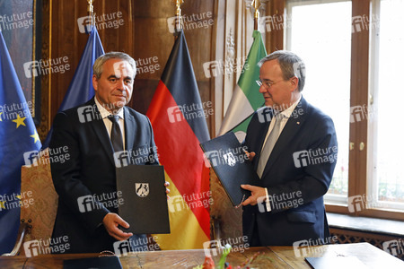 Erneuerung der Partnerschaftserklärung zwischen Hauts-de-France und NRW in Aachen