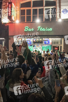 Italien-Fans feiern den EM-Sieg in London