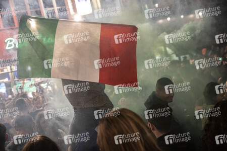 Italien-Fans feiern den EM-Sieg in London