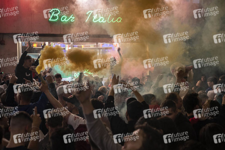 Italien-Fans feiern den EM-Sieg in London