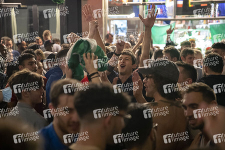 Italien-Fans feiern den EM-Sieg in London