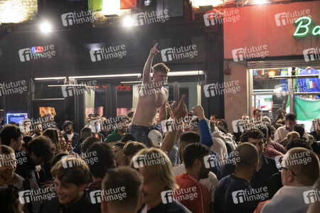 Italien-Fans feiern den EM-Sieg in London