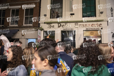 Italien-Fans feiern den EM-Sieg in London