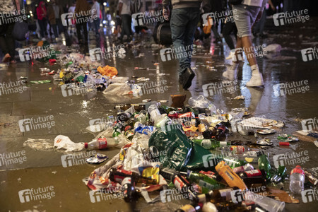 Italien-Fans feiern den EM-Sieg in London
