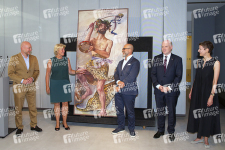 Pressekonferenz zum Neuerwerb 'Bacchant' von Lovis Corinth in Berlin