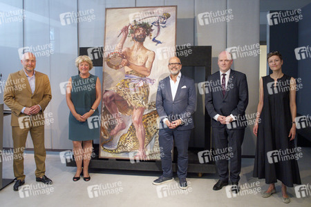 Pressekonferenz zum Neuerwerb 'Bacchant' von Lovis Corinth in Berlin